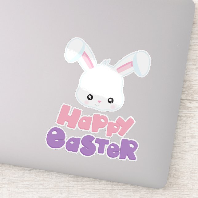 Happy Easter, Cute Bunny, White Bunny, Rabbit (Detail)