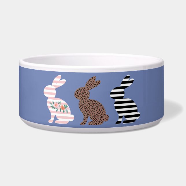 Happy Easter Cute Easter Leopard Bunny Rabbit  (Front)