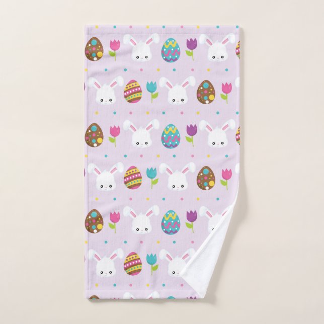 Happy Easter Cute Egg Decoration, Easter Holiday Hand Towel (Hand Towel)