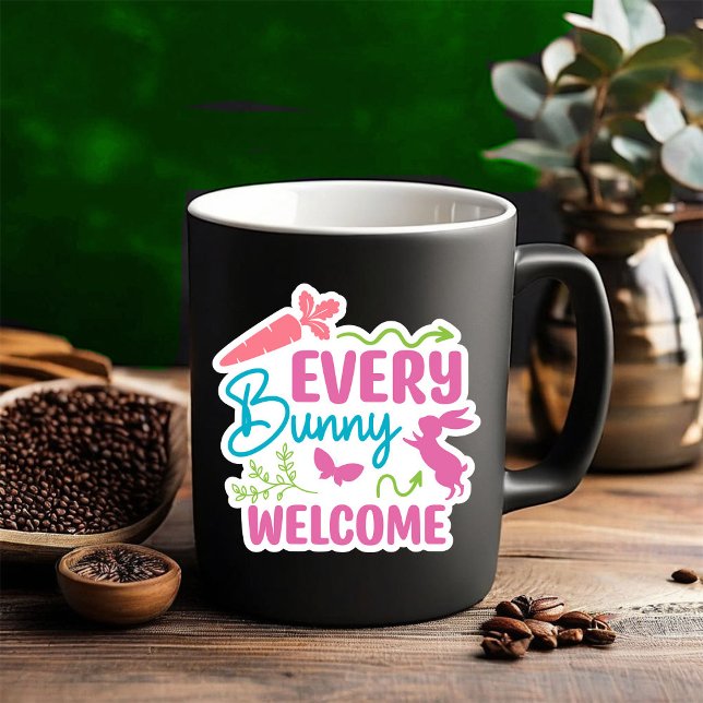 Happy Easter. Cute Eggs Two-Tone Coffee Mug (Creator Uploaded)