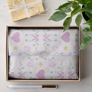 Happy Easter Cute Greeting Tissue Paper