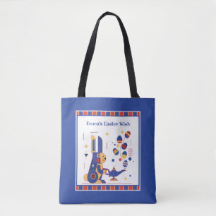 Happy Easter Cute Personalized add your text Tote Bag