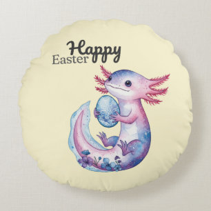 Happy Easter cute Round Cushion