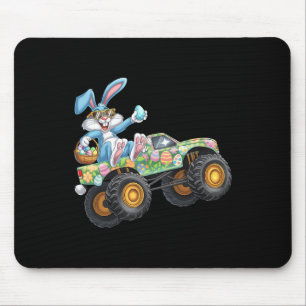 Happy Easter Dabbing Bunny Monster Truck Lovers Ki Mouse Pad