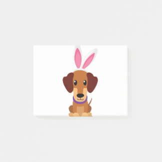 Happy Easter Daschund Post-it Notes