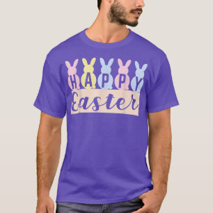 Happy Easter Day 2022 Cute Bunny With Eggs Easter  T-Shirt