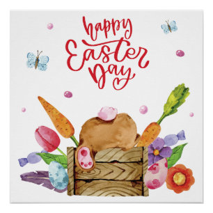 happy easter day-9 poster