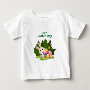 Happy Easter Day And Bunny Wishes funny T-Shirt