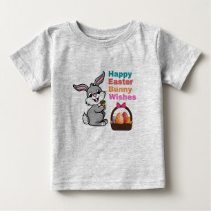 Happy Easter Day And Bunny Wishes T-Shirt
