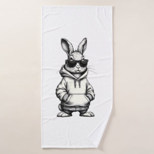 happy easter day bunny easter boys kids girls teen bath towel