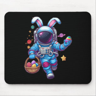 Happy Easter Day Bunny Egg Astronaut Space Boys Gi Mouse Pad