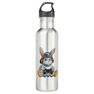 Happy Easter Day Bunny Egg Funny Boys Girls Kids G 710 Ml Water Bottle