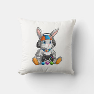 Happy Easter Day Bunny Egg Funny Boys Girls Kids G Cushion