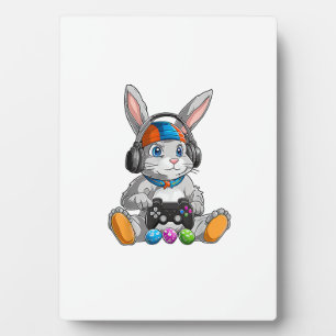 Happy Easter Day Bunny Egg Funny Boys Girls Kids G Plaque