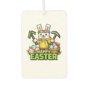 Happy Easter Day Bunny Egg Gamer Video Car Air Freshener