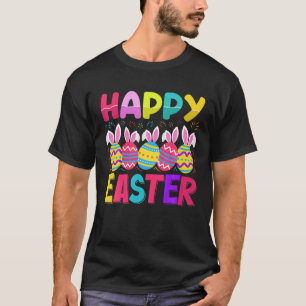 Happy Easter Day Bunny Egg Hunting Spring Christia T-Shirt