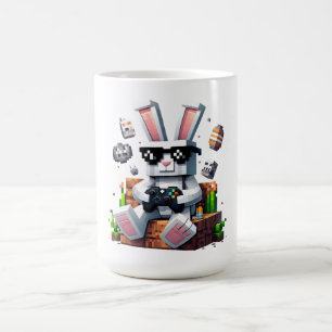 Happy Easter Day Bunny Egg Video Gamer Easter Day Coffee Mug