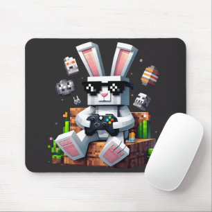 Happy Easter Day Bunny Egg Video Gamer Easter Day Mouse Pad