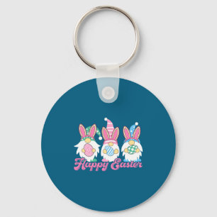 Happy Easter Day Bunny Gang Matching Family Rabbi Key Ring