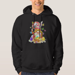Happy Easter Day Bunny Gnome Easter Egg Hunting An Hoodie