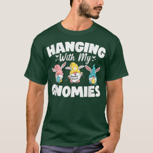Happy Easter Day Bunny Gnome Hanging With my Gnomi T-Shirt