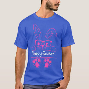 Happy Easter Day Bunny Rabbit Face Easter Day  T-Shirt