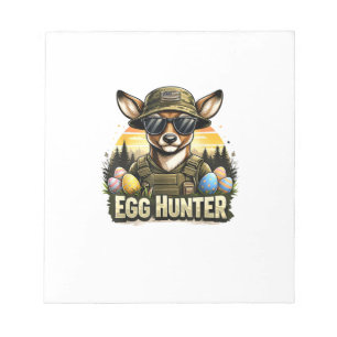 Happy Easter Day Camo Funny Hunting Boys Men Easte Notepad