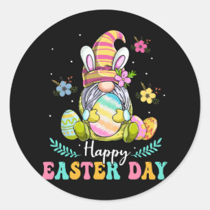 Happy Easter Day Classic Round Sticker