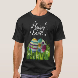 Happy Easter Day Colourful Egg Hunting Easter Day T-Shirt