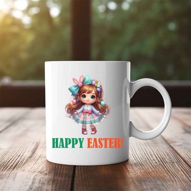 Happy Easter Day - Crucifixion Two-Tone Coffee Mug (Creator Uploaded)