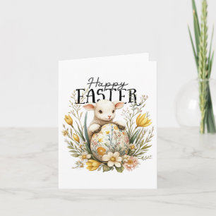 Happy Easter Day - Cute Ba  Card