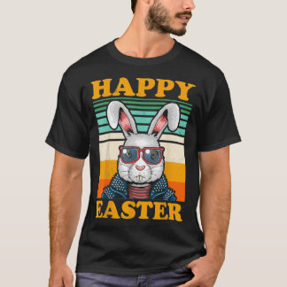 Happy Easter Day Cute Bunny Easter for Mens Girls  T-Shirt