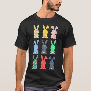 Happy Easter Day Cute Bunny Rabbit Lover Kids Boys T-Shirt
