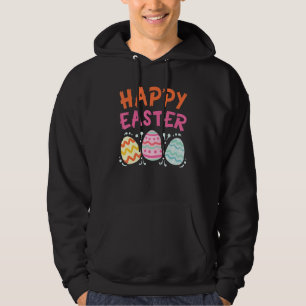 Happy Easter Day Cute Colourful Egg Hunting Women  Hoodie