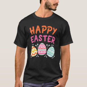 Happy Easter Day Cute Colourful Egg Hunting Women  T-Shirt