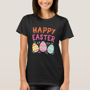 Happy Easter Day Cute Colourful Egg Hunting Women  T-Shirt