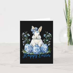Happy Easter Day Cute Egg Bunny Celebrate Women Ki Card
