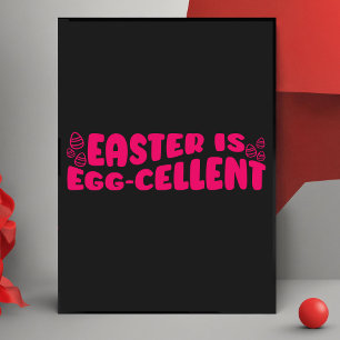 Happy Easter Day - Cute Eggs Poster