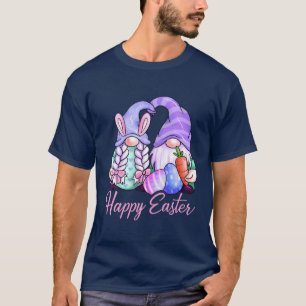 Happy Easter Day Easter Gnome Egg Hunting Basket B T-Shirt
