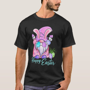 Happy Easter Day Easter Gnome Egg Hunting Basket C T-Shirt