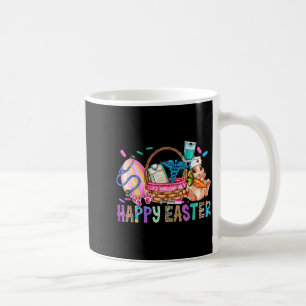 Happy Easter Day Egg Bunny Nurse Stethoscope Nursi Coffee Mug