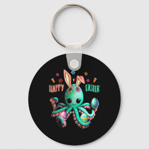 Happy Easter Day Egg Hunt Prizes Octopus With Bunn Key Ring