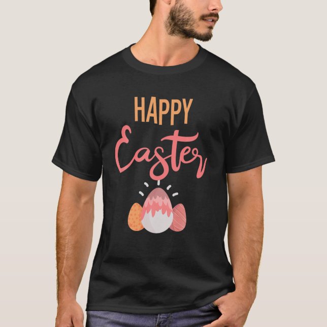 Happy Easter Day Egg T-Shirt (Front)