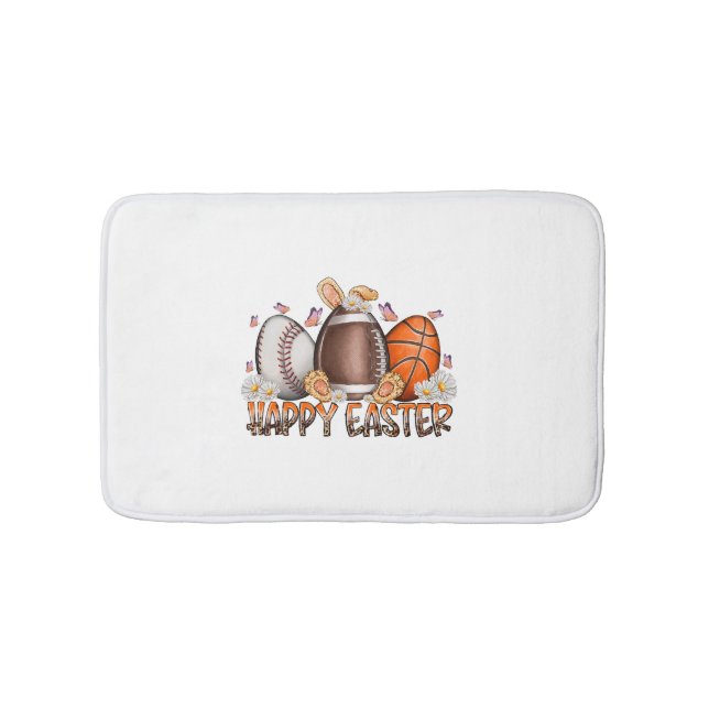 Happy Easter DAy Eggs Bath Mat (Front)