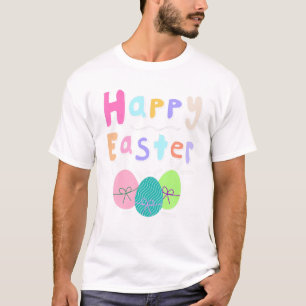 Happy Easter Day Eggs Christian T-Shirt