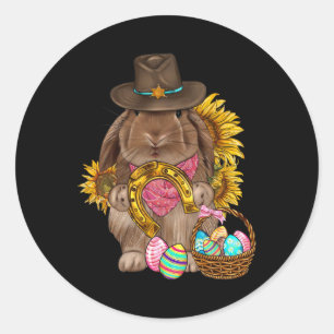 Happy Easter Day For Men Women Boys Girls Kids 2 Classic Round Sticker