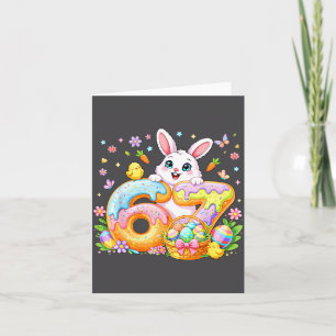 Happy Easter Day Funny 67 Bunny Six Seven Girl Kid Card