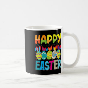 Happy Easter Day Funny Colourful Egg Hunting  Coffee Mug
