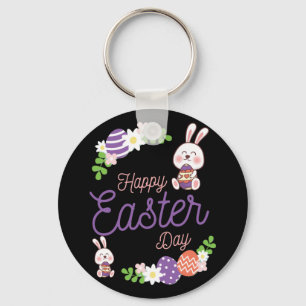 Happy Easter Day, Funny Easter Day Key Ring