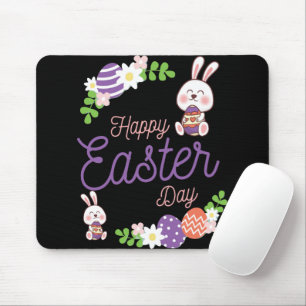 Happy Easter Day, Funny Easter Day Mouse Pad